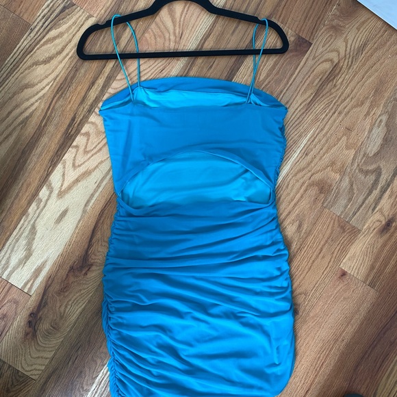 Princess Polly Teal Mini Dress - Picture 6 of 6